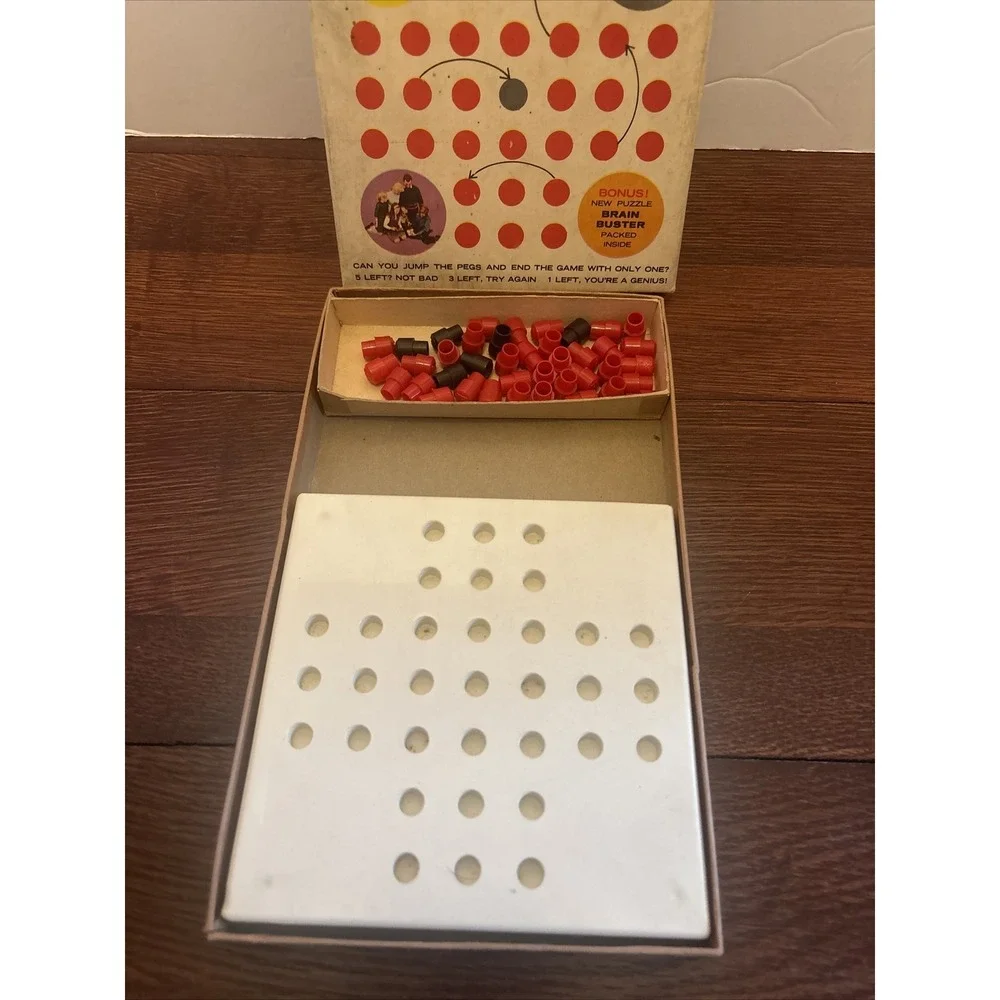 Vintage Hi-Q Puzzle Game‎ by Kohner for Entire Family Missing Brain Buster